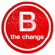 b the change