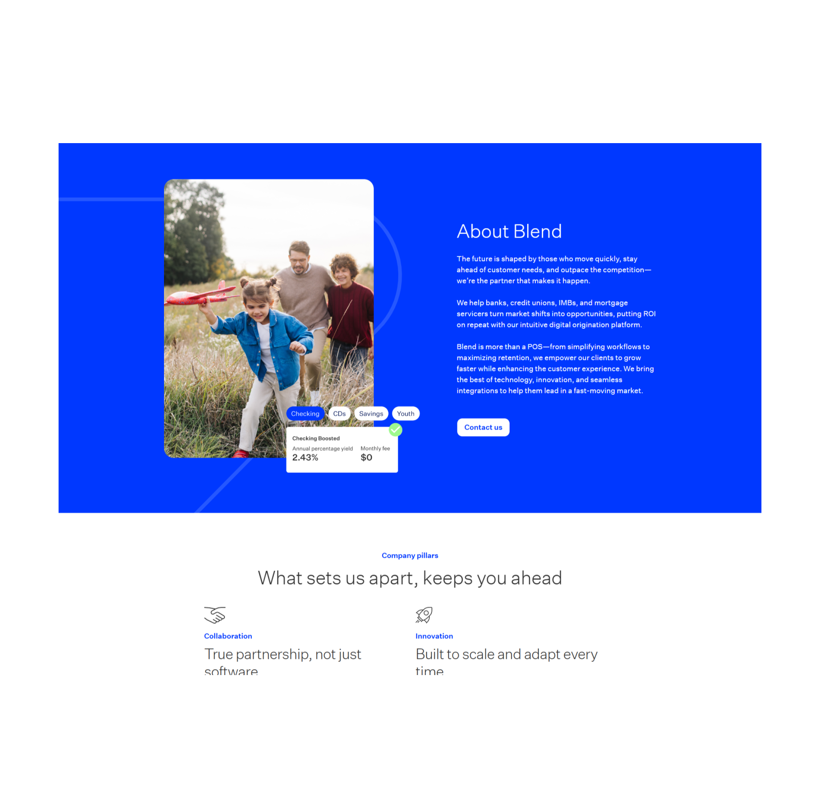 Blend About screenshot