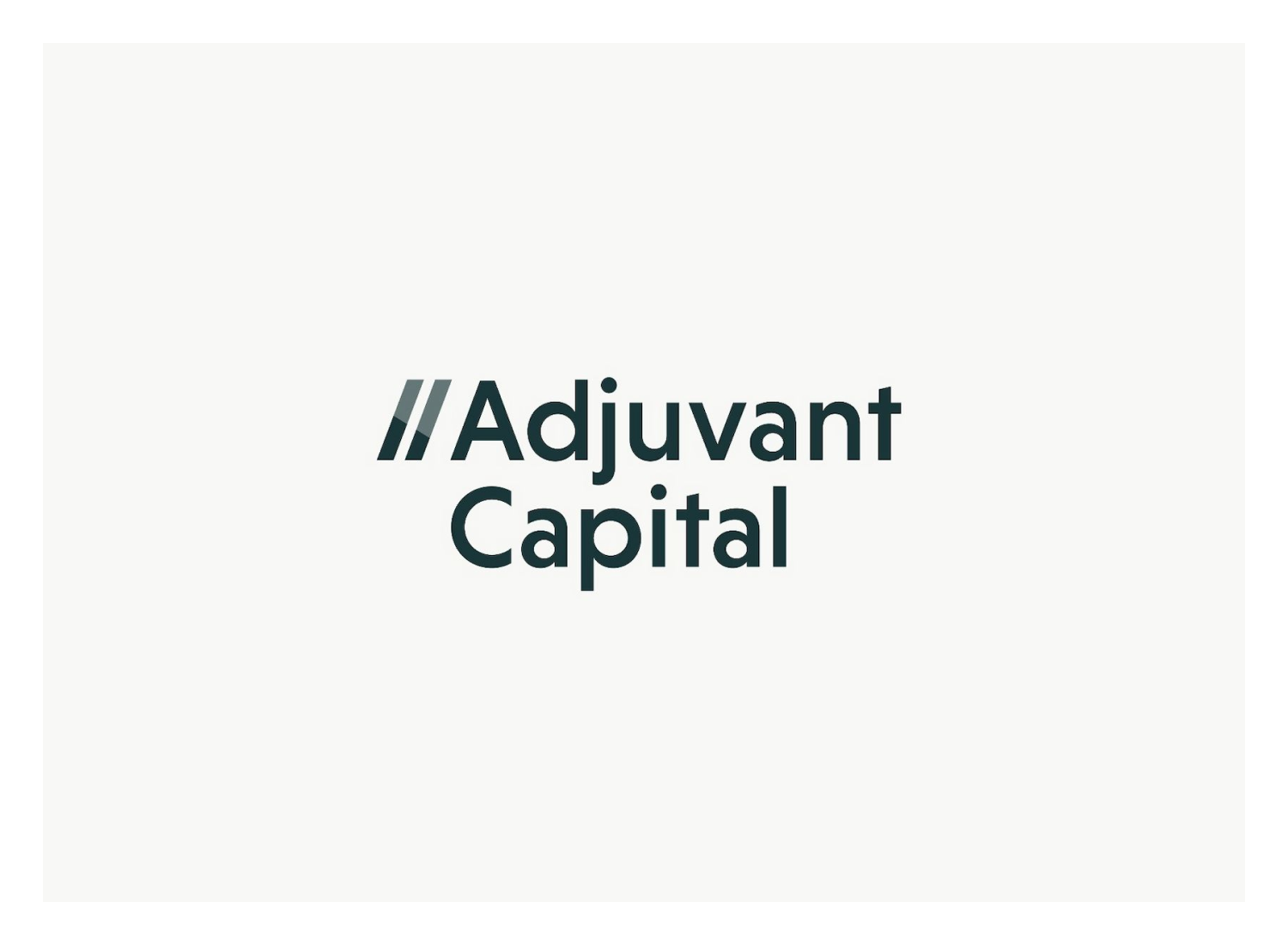 Adjuvant Capital branding screenshot