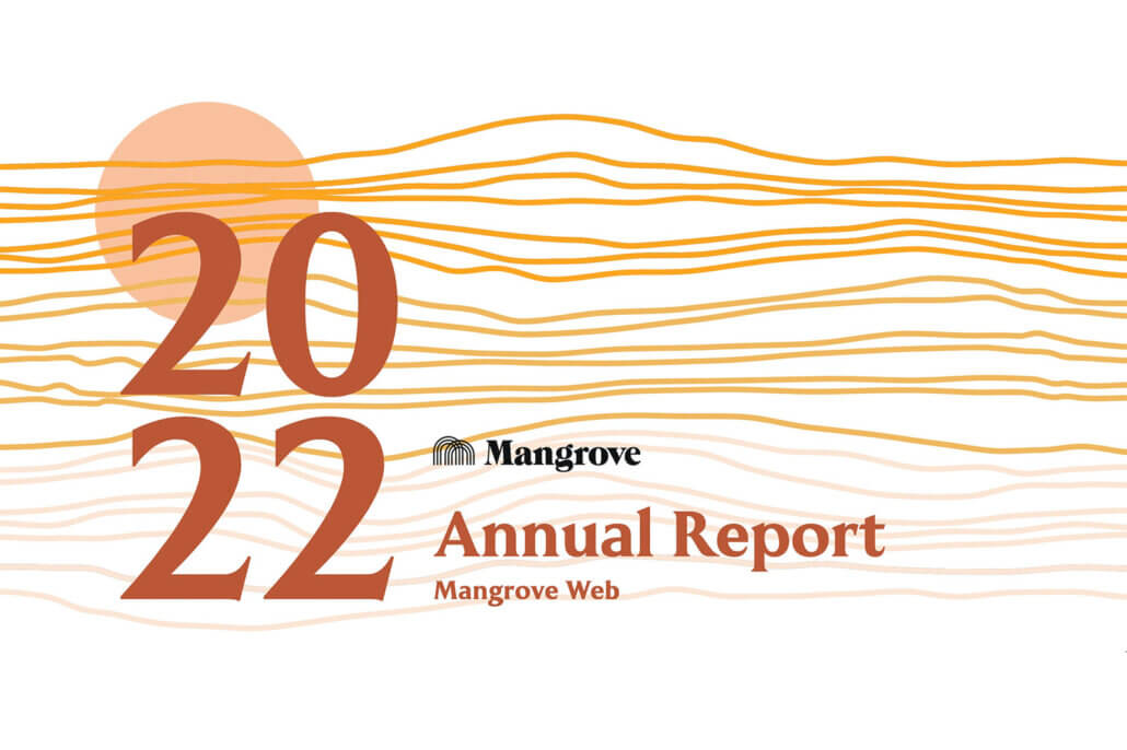 screenshot of 2022 Annual Report home page