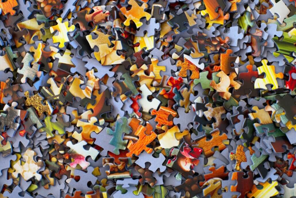Pile of Puzzle pieces