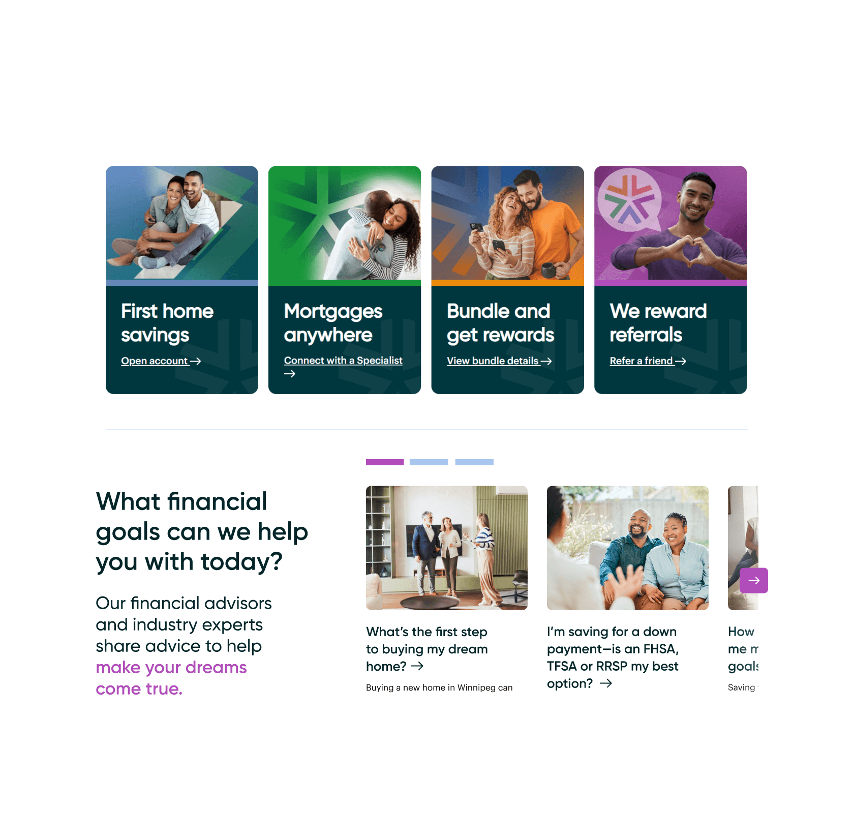 ACU business page screenshot