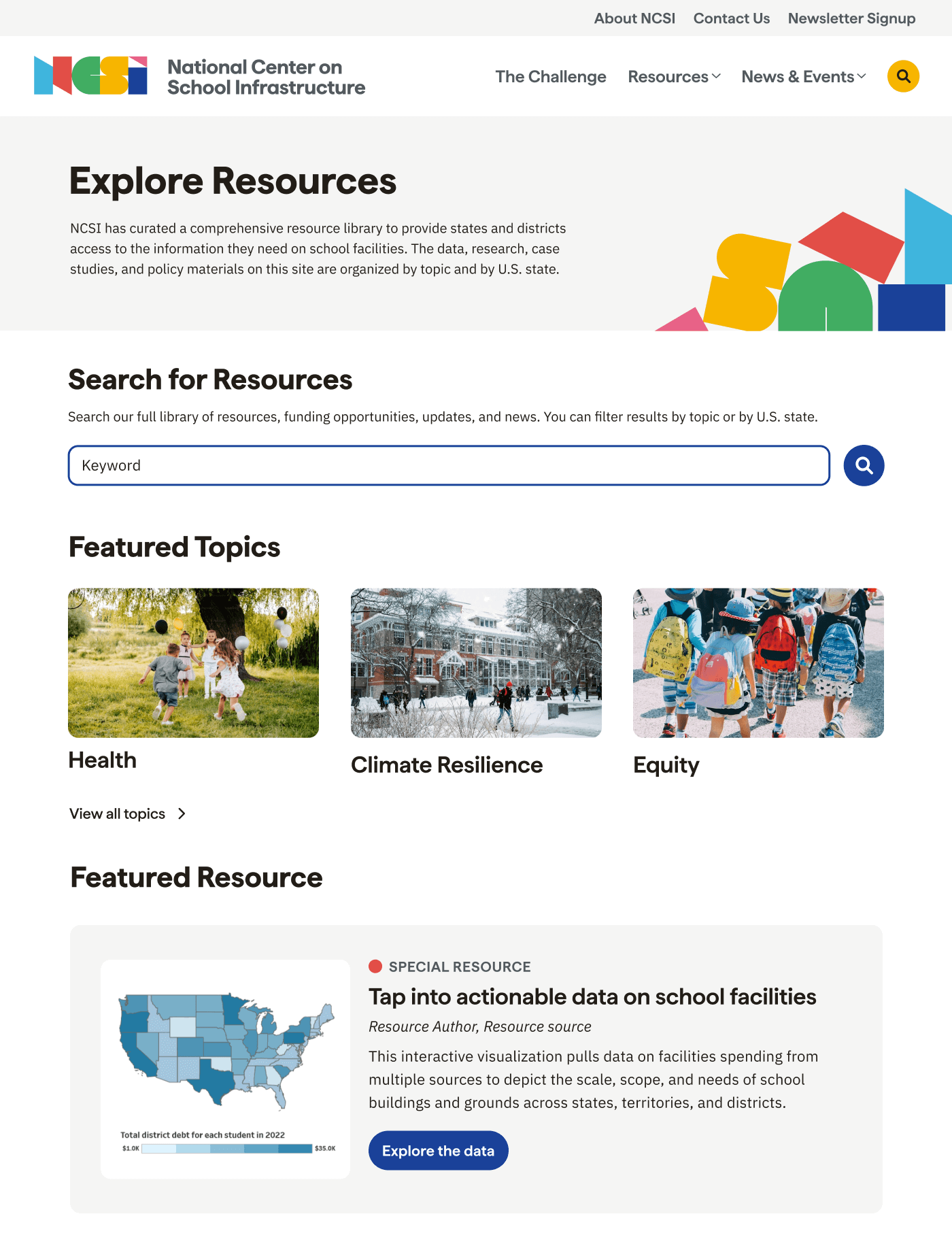 NCSI Resources screenshot