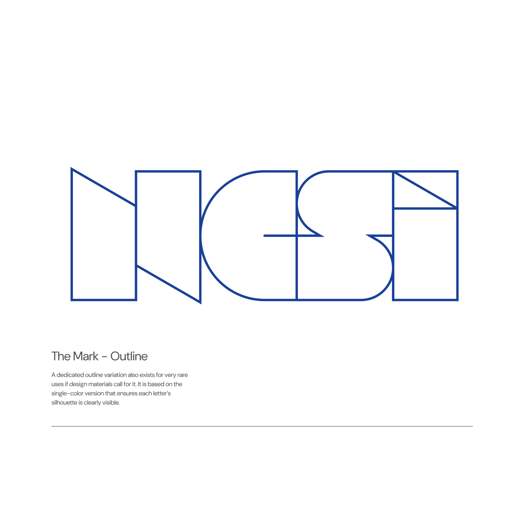 NCSI logo in outline