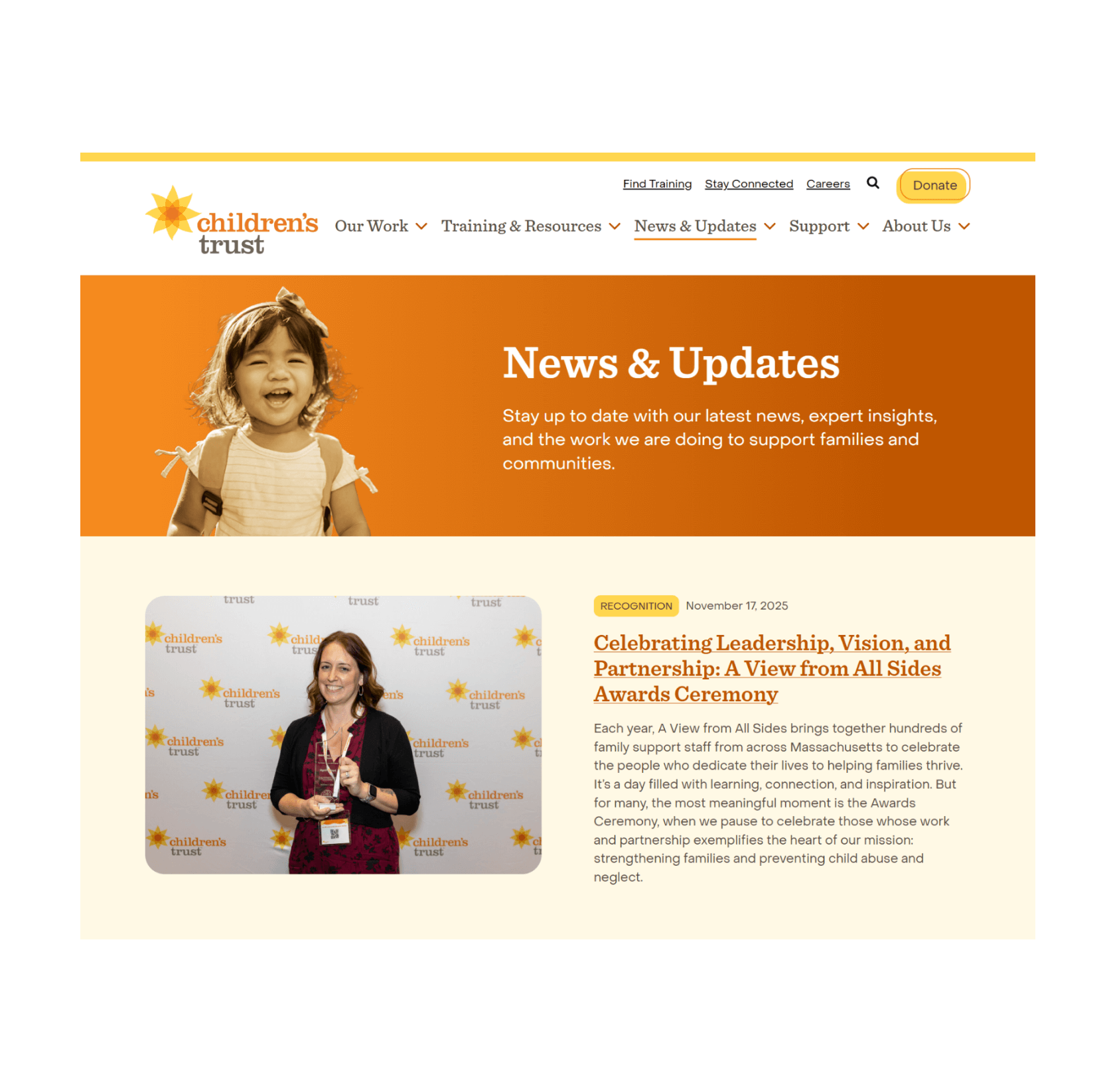 Stories & updates screenshot