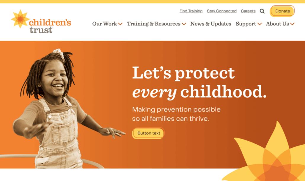 Children's Trust homepage